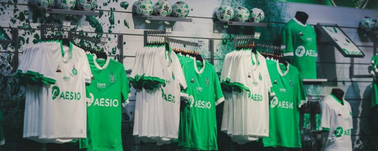 camisetas Saint-Etienne replicas 2020-2021